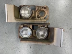 1975 Chevrolet Caprice Headlight Buckets With Trim Donk Chevy. Fixed Price $134.99.