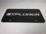 Ford Explorer Acrlic Mirror License Plate Auto Tag Nice. Fixed Price $34.99.