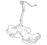 Genuine Audi Fuel Tank 8W6-201-060-BE. Fixed Price $886.56.