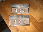 1966 Chevy C10 Half Ton Emblem Pair Set. Fixed Price $52.39.
