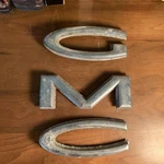 1960 - 1965 Gmc Truck Grille Emblems Badges Trim Hood Original. Fixed Price $70.00.