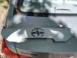 2011 Scion Tc Rear Trunk Grip Trim License Plate Used Oem 12 13 14 15. Fixed Price $70.00.
