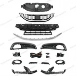 14PC For Civic Sedan 2013-2015 Bumper Upper Lower Chrome Grille Fog Lights Bezel. Fixed Price $230.22.