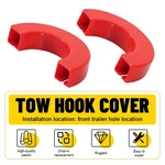 Tow Hook Cover For Chevrolet Silverado 1500 07-24 Compatible Trailer Hitch. Fixed Price $16.99.