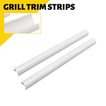 2X White Car Brace Covers Grille Inserts Stripes Fit Bmw 1 3 4 5 6 7 Series. Fixed Price $13.29.
