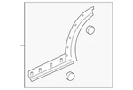 Genuine Land-rover Lower Molding DGP000145PCL. Fixed Price $179.99.