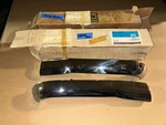 56 Chevy Nos Hood Extension Moldings Pair Part #3721987 & 3721988 New Boxes. Fixed Price $149.99.