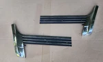 1963 Oldsmobile Ninety-eight Front Fender Lower Pot Metal Moldings. (347). Fixed Price $100.00.