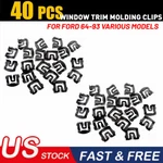40X Ford Windshield & Rear Window Trim Molding CLIPS-1964-1993 C5ZZ6543413-B. Fixed Price $10.44.