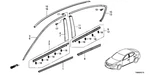 New Genuine Acura Ilx Roof Molding Right Oe 74306TX6A01. Fixed Price $52.59.