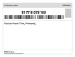 Genuine Bmw Rocker Panel Trim, Primered, 51-77-8-073-133 New. Fixed Price $488.66.