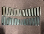 Used Original 1967 1968 Ford Mustang Fastback Quarter Air Vent Louvers. Fixed Price $399.99.