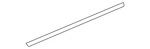 Genuine Nissan Door Molding 80871-1AA2B. Fixed Price $224.37.
