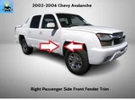 15086332 02 To 06 Chevy Avalanche Right Front Side Body Molding Trim Oem. Fixed Price $107.10.