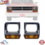 New Front Headlamp Door / Bezel Left Right For 1986-1990 Dodge Ramcharger D150. Fixed Price $149.33.
