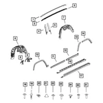 For Jeep Grand Cherokee 2021-2025 Left Rearward Wheel Arch Molding. Fixed Price $50.83.
