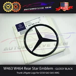 W463 Amg Mercedes Gloss Black Star Emblem Rear Trunk Door Logo Badge G550 G63. Fixed Price $49.99.