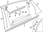 Genuine Honda 2023-2024 Cr-v Rear Applique 72761-3A0-A01. Fixed Price $28.16.