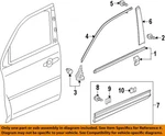 Honda Oem 16-25 Pilot Front Door Exterior Trim-belt Molding 72410TG7A03. Fixed Price $90.99.