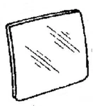 Fits American Motors Alliance 1983-1987 4 Door Sedan Driver Side Rear Glass Lh. Fixed Price $326.00.