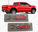 2PCS Matte Black Red 2019-2025 Gmc Sierra X 31 Off Road Bed Emblem Oem 84682662. Fixed Price $39.80.