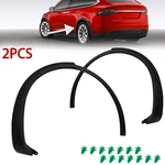 Pair Fit Tesla Model X 2016-2021 Rear Fender Wheel Flare Molding Trim Arch Lh+rh. Fixed Price $95.95.