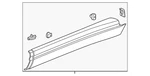 Genuine Gm Rear Rocker Molding 84913477. Fixed Price $88.99.