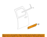 Gm Oem 07-13 Sierra 1500 Rear Door Exterior Trim-body Side Mldg 22760309. Fixed Price $320.06.