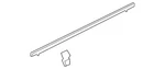 Genuine Acura Door Window Belt Weatherstrip 72910-TX4-A01. Fixed Price $95.58.