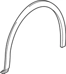 Vw/audi/porsche 11K8537179B9 Wheel Arch Molding.. Fixed Price $107.04.
