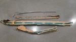 1957 C1 Corvette Oem Nos Right Body Side Fender Trim Cove Chrome Set Mouldings. Fixed Price $850.00.