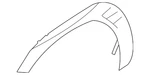 Genuine Subaru Wheel Opening Molding 91112VC100. Fixed Price $106.33.