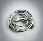 1965 1966 Chevrolet Impala Fender Emblem Jumping 3857321 Gm 2.25". Fixed Price $16.50.