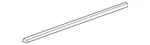 Genuine Volkswagen Belt Molding 5C6-837-477-B-5AP. Fixed Price $120.41.