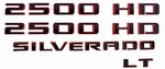 Red Black 2019-2023 Chevrolet Silverado 2500 Hd Doors Tailgate Badge Emblem Lt. Fixed Price $49.95.