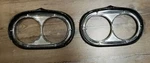1958 Edsel Ranger Left & Right Headlight Trim Bezels Fomoco Oem. Fixed Price $221.00.
