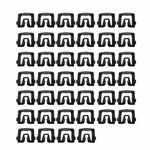 Set Of 40 Body Front Windshield Reveal Trim Molding Clips 1964-1993 Ford. Fixed Price $10.44.