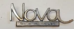 Used 1968-72 Chevy Nova Trunk Lid Emblem 8728940 (892B). Fixed Price $39.95.