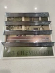 1963 Chevy Impala Fender Spears 4 Pc Set. Triple Chrome Plated. Gm Original. Fixed Price $200.00.