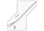 Genuine Lexus Windshield Molding 75536-0E100. Fixed Price $82.60.