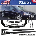 Add-on Front Bumper Cover LIP+86.6" Side Skirts+rods For Volvo V70R. Fixed Price $236.09.