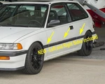 Honda EF9 Civic Hatch 88-89 Side Protector Molding Set 75320SH3A11 75300SH3A11. Fixed Price $755.00.