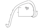 Genuine Volkswagen Wheel Opening Molding 3CN-853-718-B-9B9. Fixed Price $134.24.