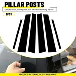 For 2018-2024 Chevy Equinox Glossy Black Pillar Posts 6PCS Set Door Trim Cover. Fixed Price $17.99.