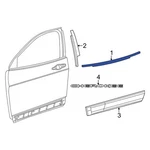 For Jeep Cherokee 2014-2022 68442227AA Rear Left Door Belt Molding. Fixed Price $137.96.
