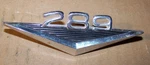 Mid 60'S Ford Mustang - Fairlane 289 Motor Fender Emblem Oem C3OB16C144A. Fixed Price $15.00.