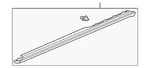 Genuine Honda Garnish Assembly Side Sill 71800-S0X-A00. Fixed Price $280.16.