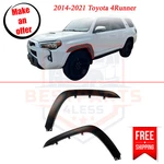 Front Fender Flares Set Of Primed Plastic Left Right For 14-21 Toyota 4RUNNER. Fixed Price $214.99.