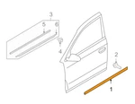 New Audi A6 C6 Front Right Door Moulding 4F0853960JGRU Oem No Duty To. Fixed Price $184.09.