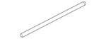 Genuine Gm Rear Driver Side Door Window Belt Reveal Molding 42588399. Fixed Price $172.22.